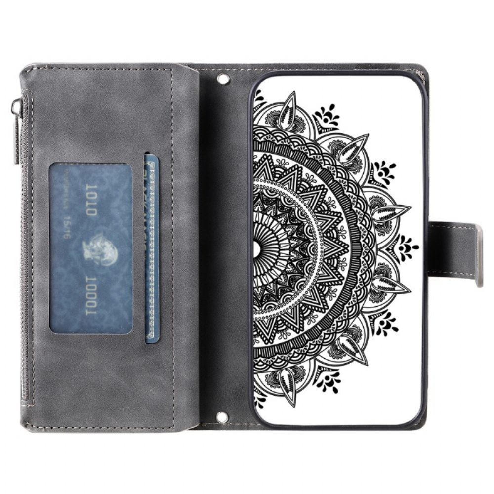 Folio-hoesje Google Pixel 10 / 10 Pro Telefoonhoesje Mandala Portemonnee Met Suède-effect