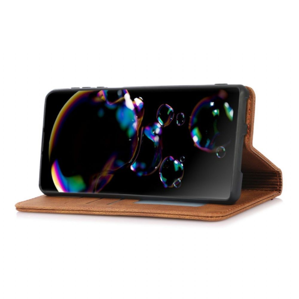 Folio-hoesje Google Pixel 10 / 10 Pro Telefoonhoesje Suède-effect