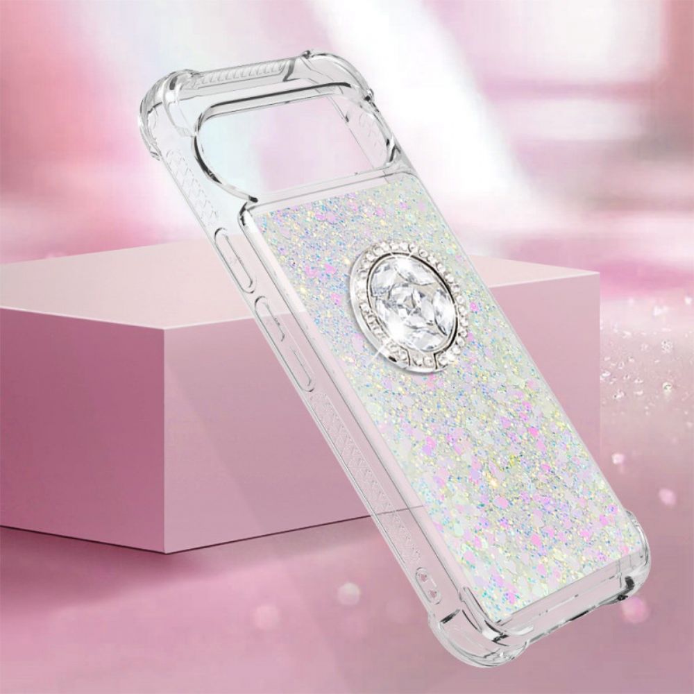 Hoesje Google Pixel 10 / 10 Pro Glitter Met Ringhouder
