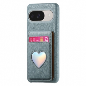 Hoesje Google Pixel 10 / 10 Pro Kaarthouder En Spiegel Bescherming Hoesje