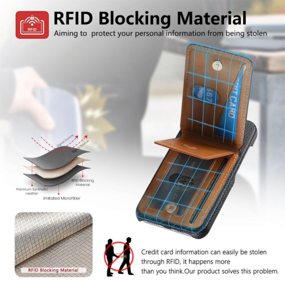 Hoesje Google Pixel 10 / 10 Pro Kaarthouder En Spiegel Bescherming Hoesje