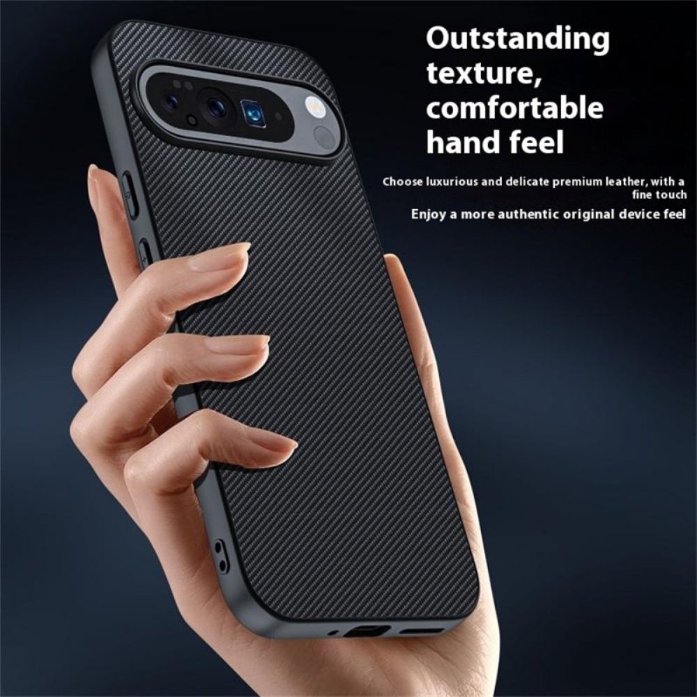 Hoesje Google Pixel 10 / 10 Pro Koolstofvezeltextuur Bescherming Hoesje