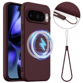 Hoesje Google Pixel 10 / 10 Pro Magsafe-compatibel Siliconenkoord