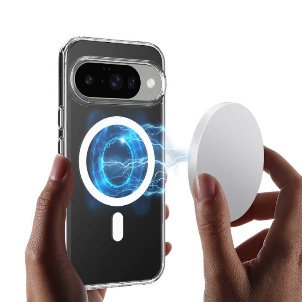 Hoesje Google Pixel 10 / 10 Pro Magsafe-compatibel Transparant Bescherming Hoesje