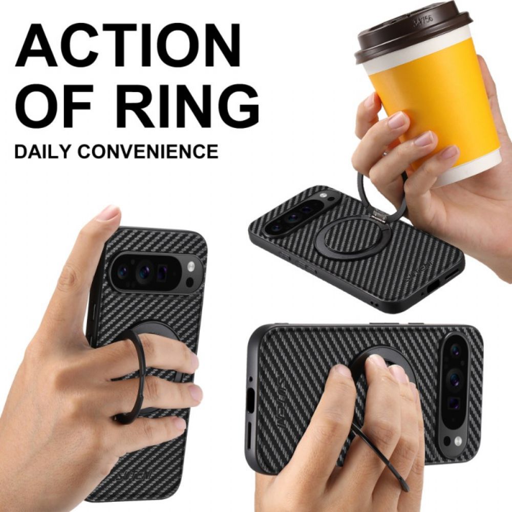 Hoesje Google Pixel 10 / 10 Pro Suteni 360 Graden Draaibare Standaard