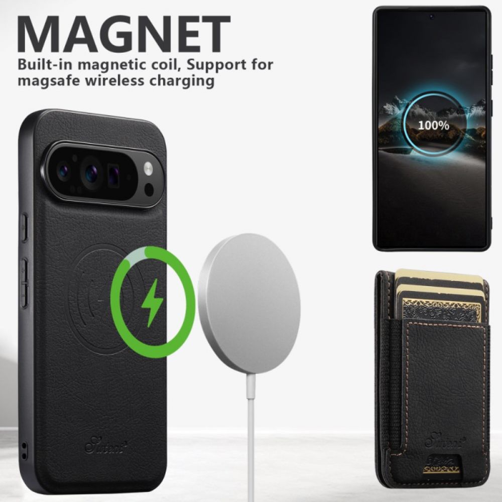 Hoesje Google Pixel 10 / 10 Pro Suteni Magnetische Kaarthouder