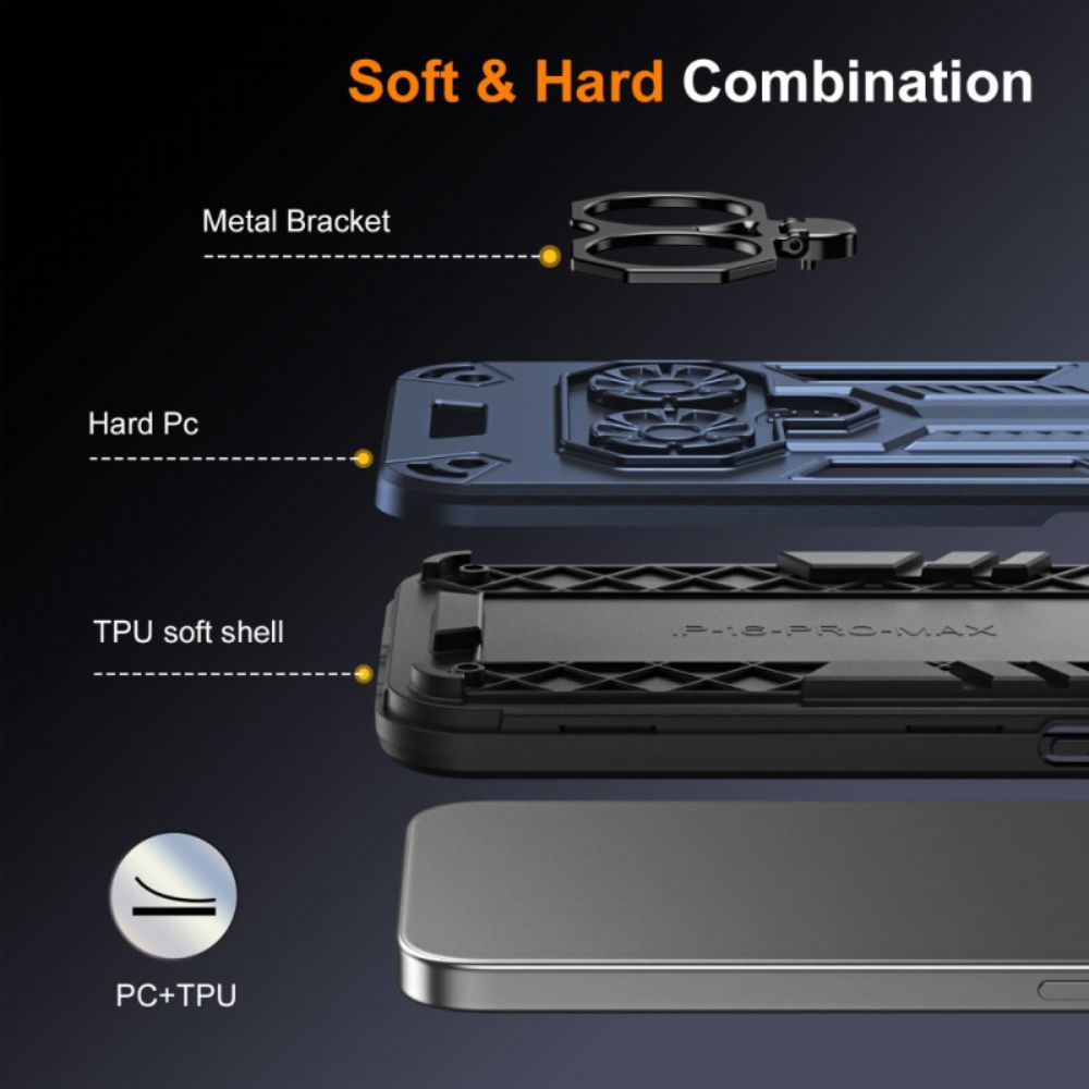 Hoesje Google Pixel 10 / 10 Pro Ultrabestendig Met Ringhouder Bescherming Hoesje