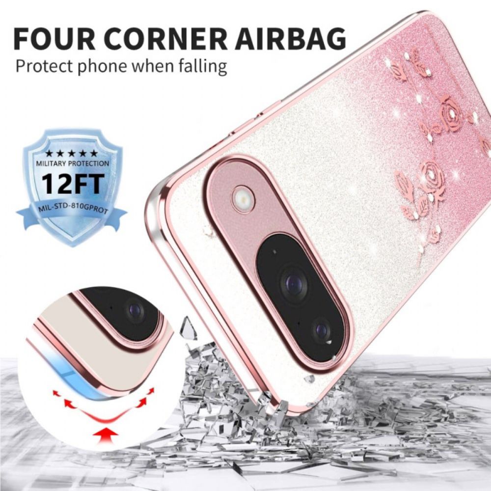 Hoesje Voor Google Pixel 10 / 10 Pro Kadem Strasssteentjes