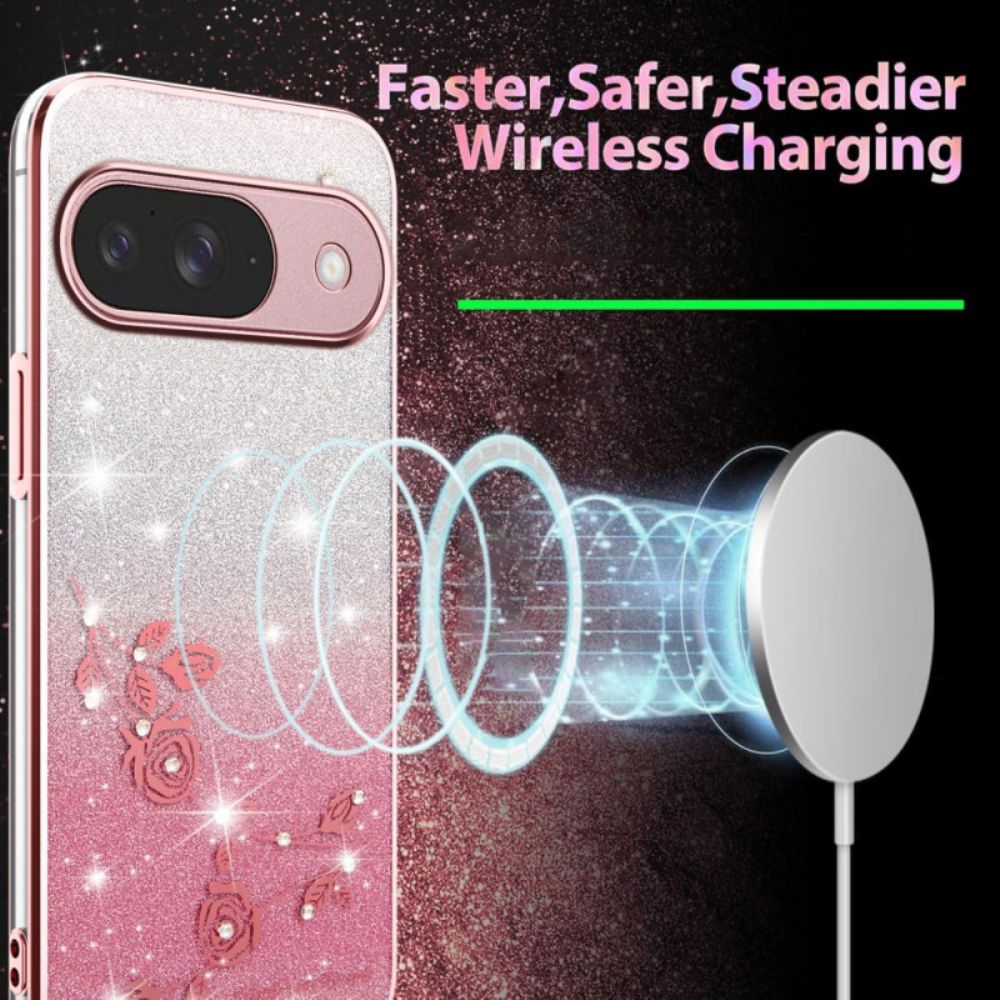 Hoesje Voor Google Pixel 10 / 10 Pro Kadem Strasssteentjes