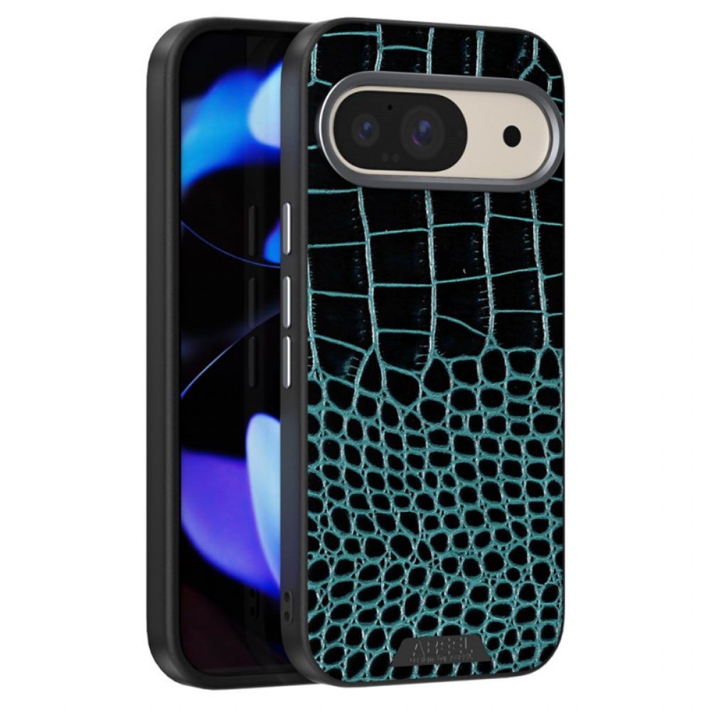 Hoesje Voor Google Pixel 10 / 10 Pro Magsafe-compatibel Abeel Met Krokodillenprint