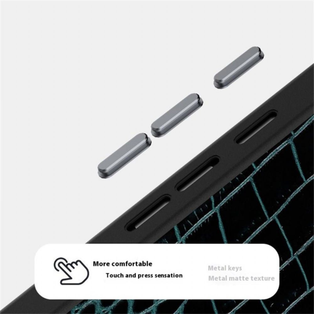 Hoesje Voor Google Pixel 10 / 10 Pro Magsafe-compatibel Abeel Met Krokodillenprint
