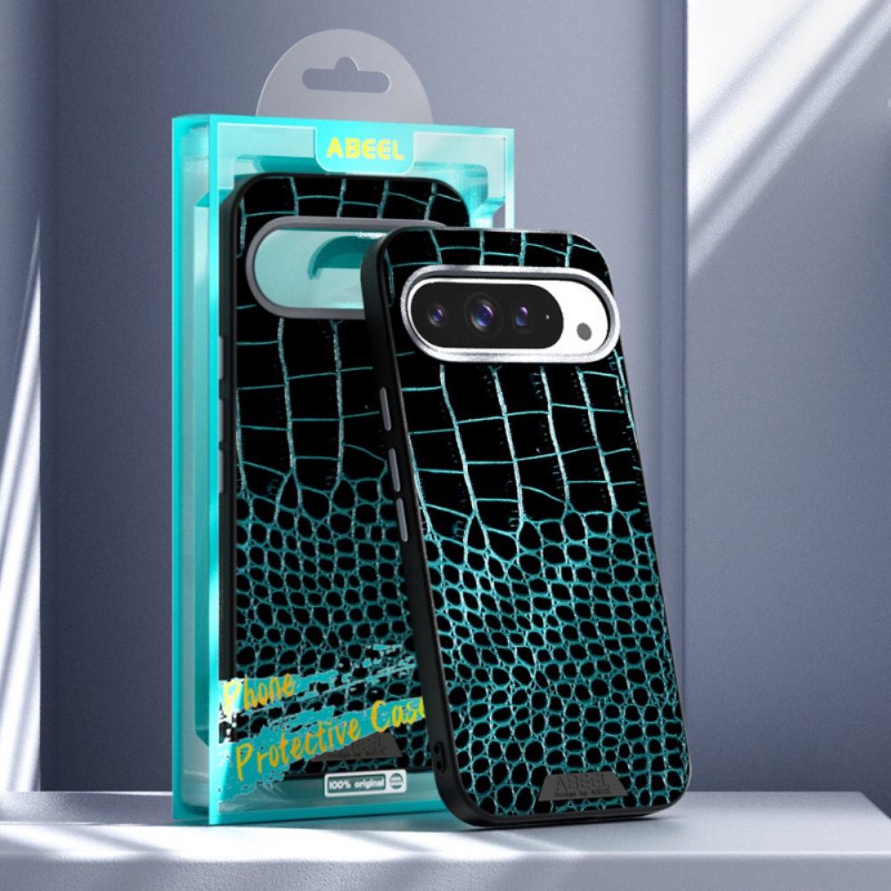 Hoesje Voor Google Pixel 10 / 10 Pro Magsafe-compatibel Abeel Met Krokodillenprint