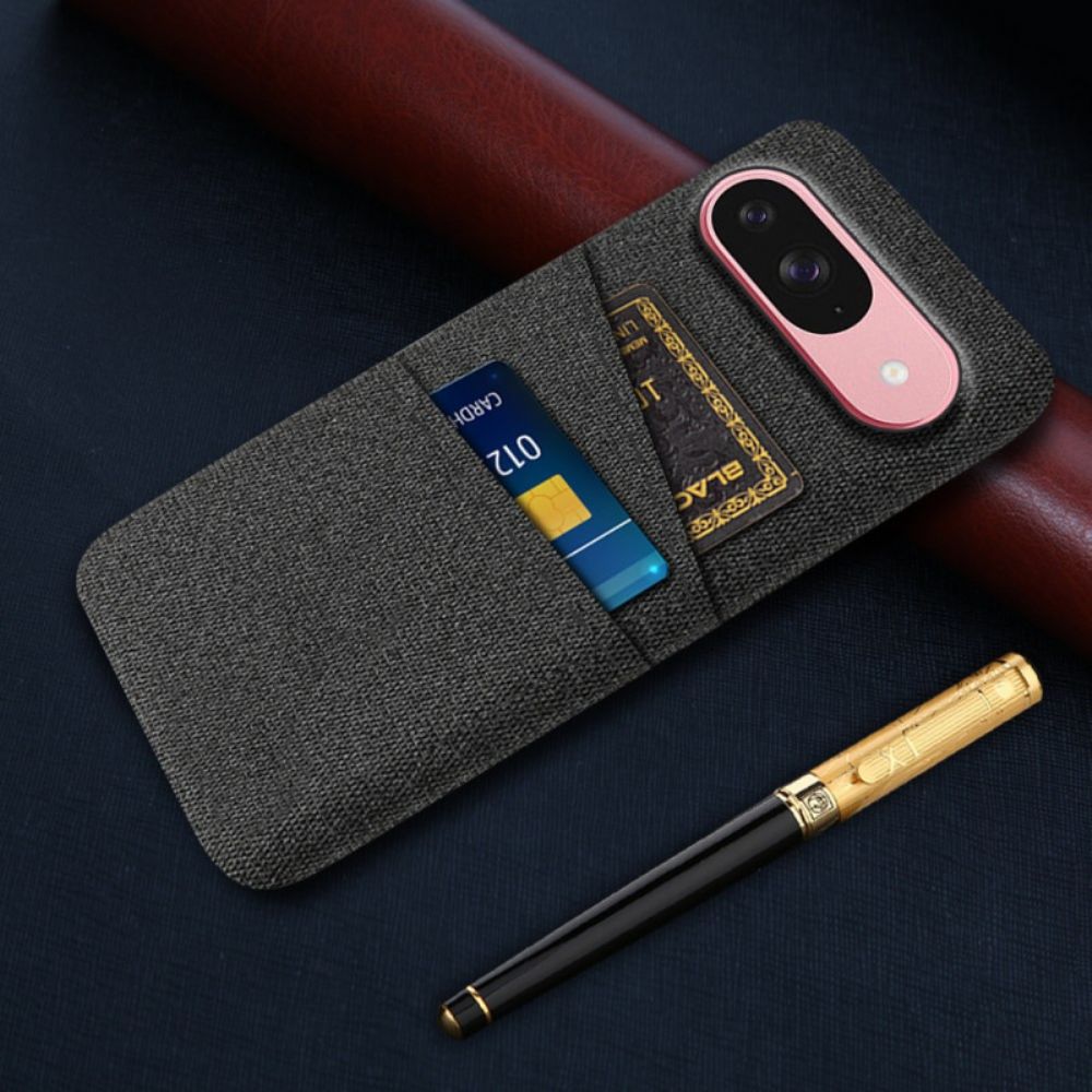 Hoesje Voor Google Pixel 10 / 10 Pro Stoffen Kaarthouder