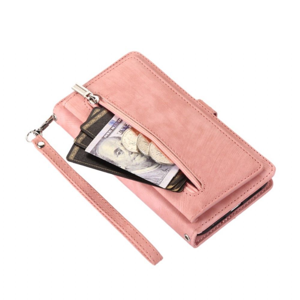 Leren Hoesje Google Pixel 10 / 10 Pro / 9 / Pro Effect Portemonnee Suède Bescherming Hoesje