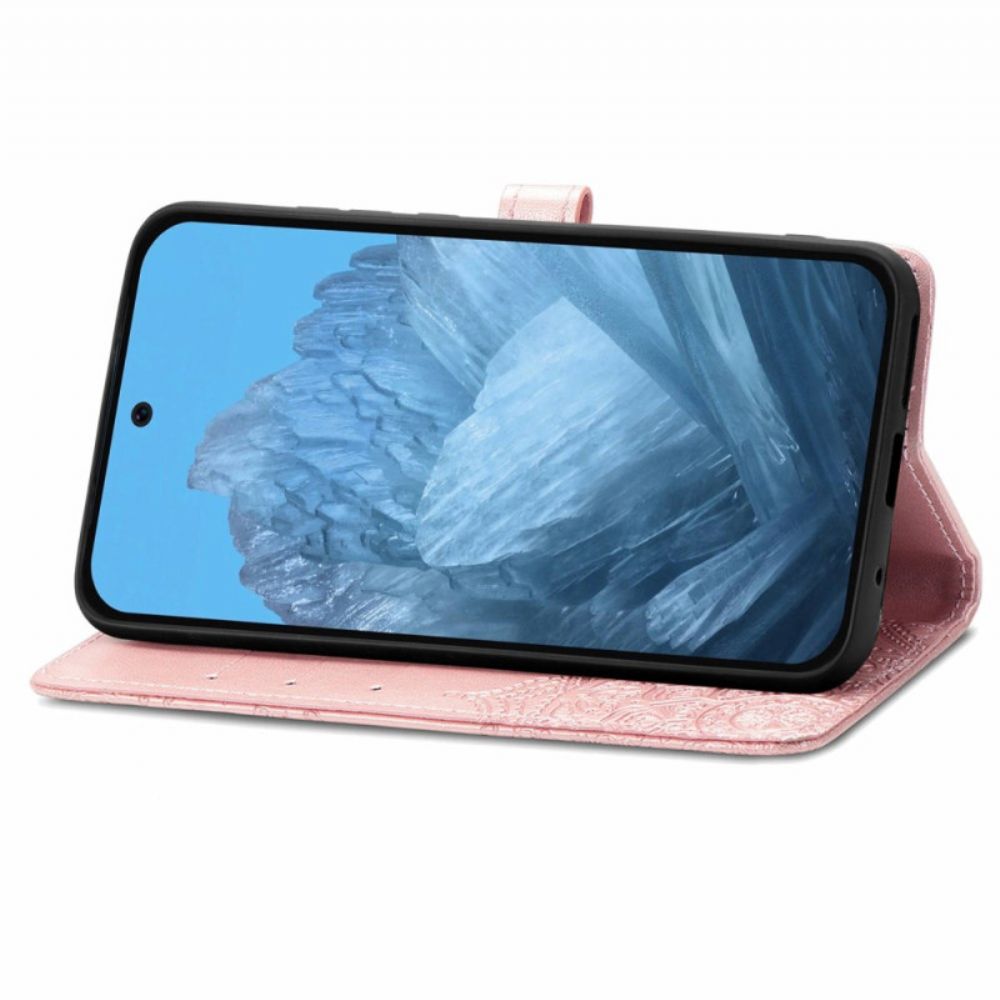 Leren Hoesje Google Pixel 10 / 10 Pro Barokke Mandala-band Bescherming Hoesje