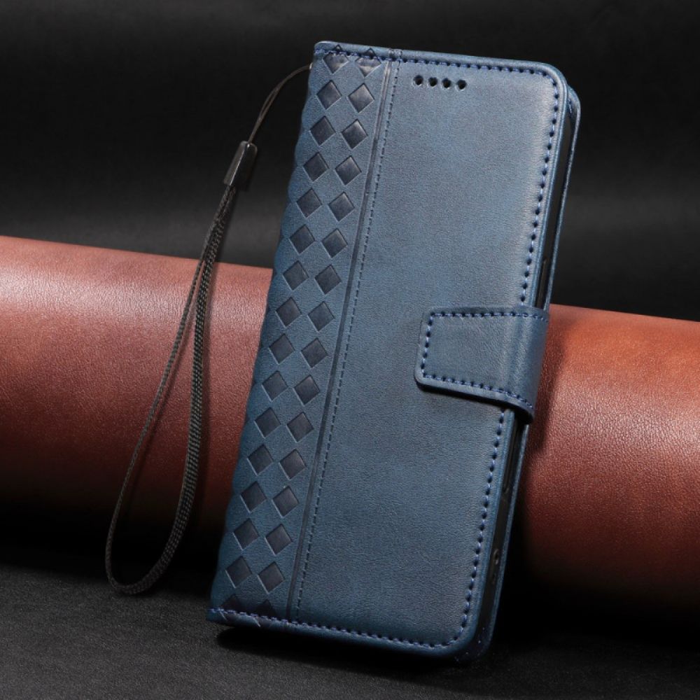 Leren Hoesje Google Pixel 10 / 10 Pro Diamantrand Bescherming Hoesje