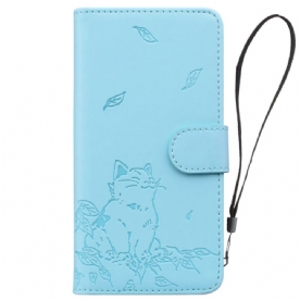 Leren Hoesje Google Pixel 10 / 10 Pro Kattenprint Bescherming Hoesje