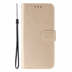 Leren Hoesje Google Pixel 10 / 10 Pro Kunstleer-effect Met Bandje Bescherming Hoesje