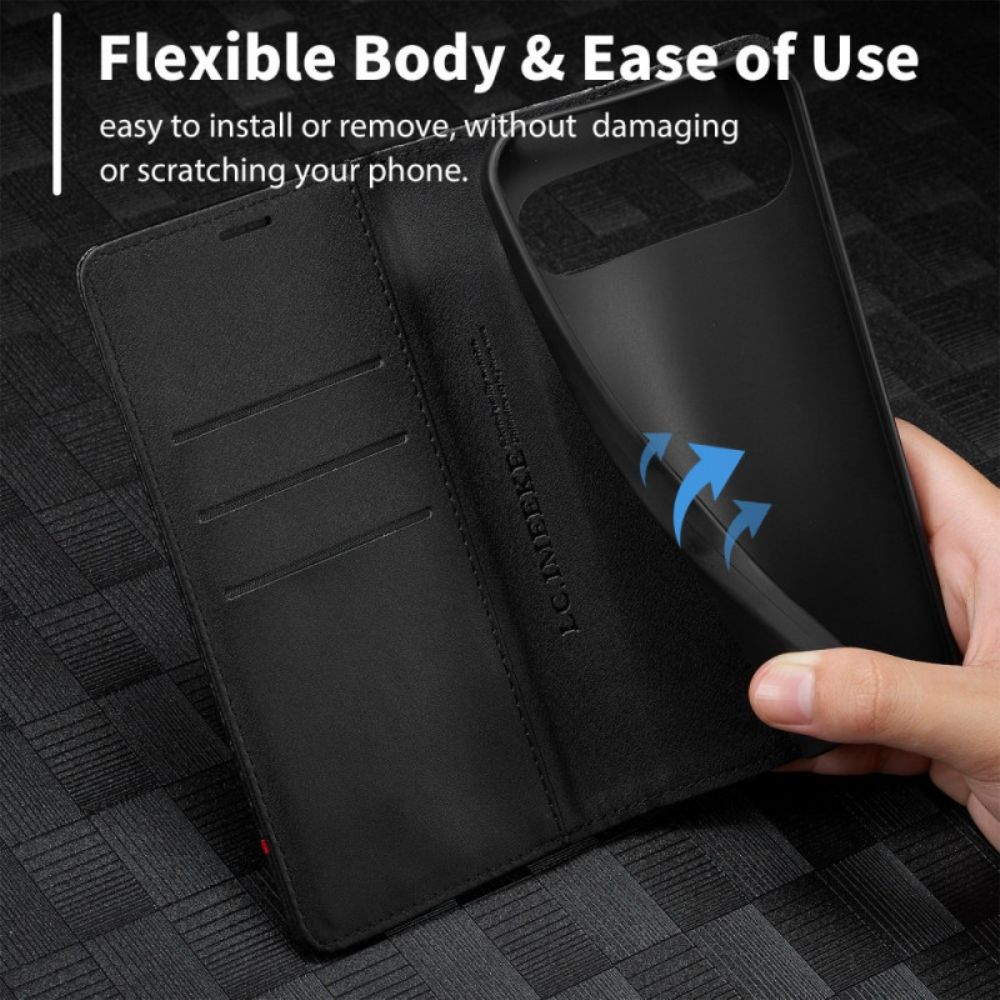 Leren Hoesje Google Pixel 10 / 10 Pro Lc.imeeke Koolstofvezel