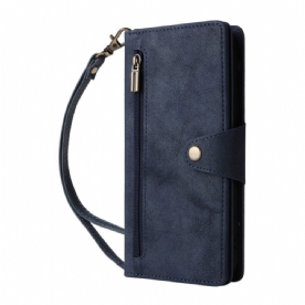 Leren Hoesje Google Pixel 10 / 10 Pro Portemonnee Met Suède-effect Bescherming Hoesje