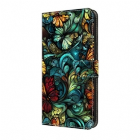 Leren Hoesje Voor Google Pixel 10 / 10 Pro Aquarel Planten