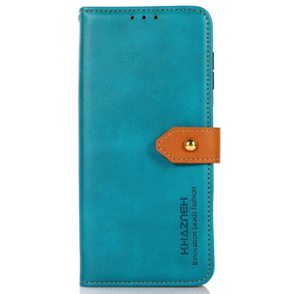 Folio-hoesje Xiaomi Redmi Note 13 4g Gouden Sluiting Khazneh