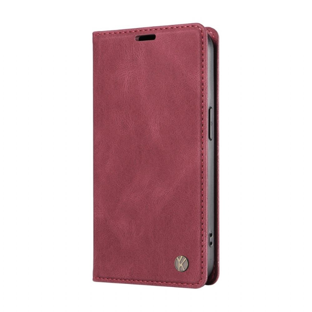 Folio-hoesje Xiaomi Redmi Note 13 4g Yikatu Suède-effect