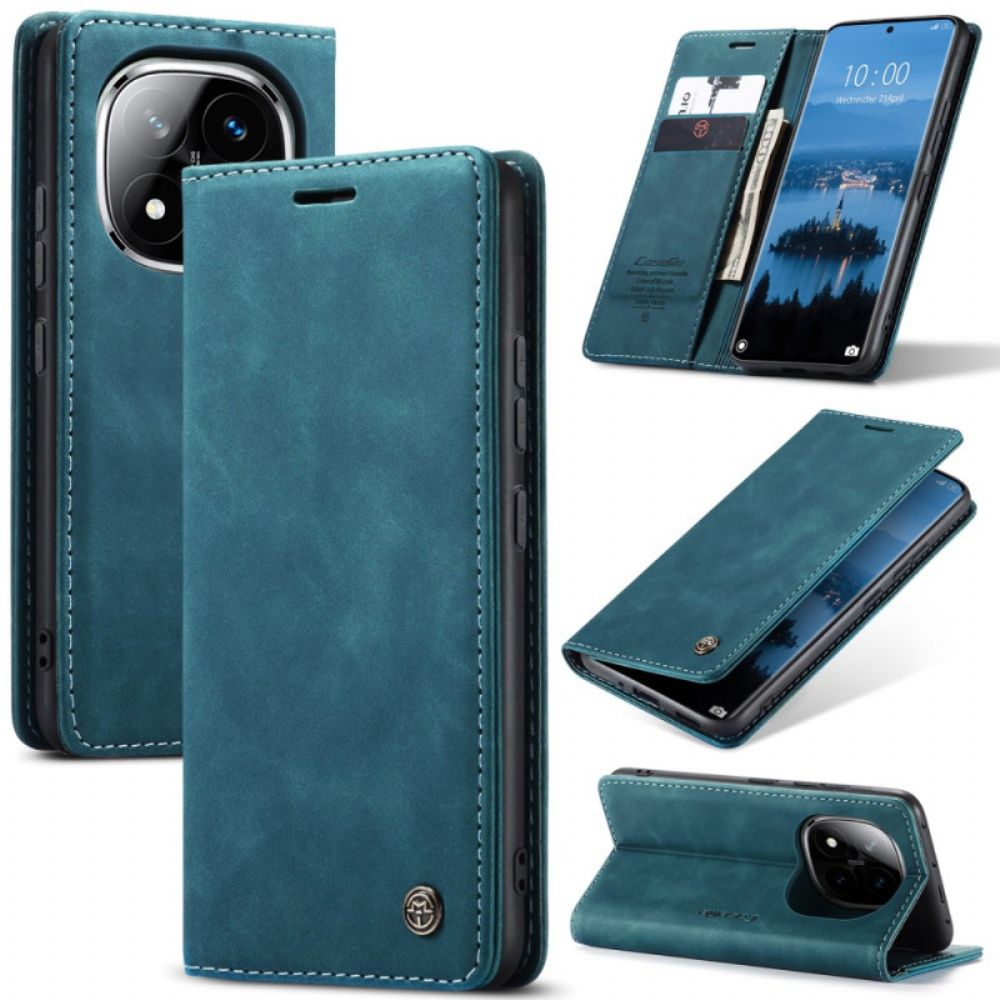 Folio-hoesje Xiaomi Redmi Note 14 Pro 5g Caseme Suède-effect