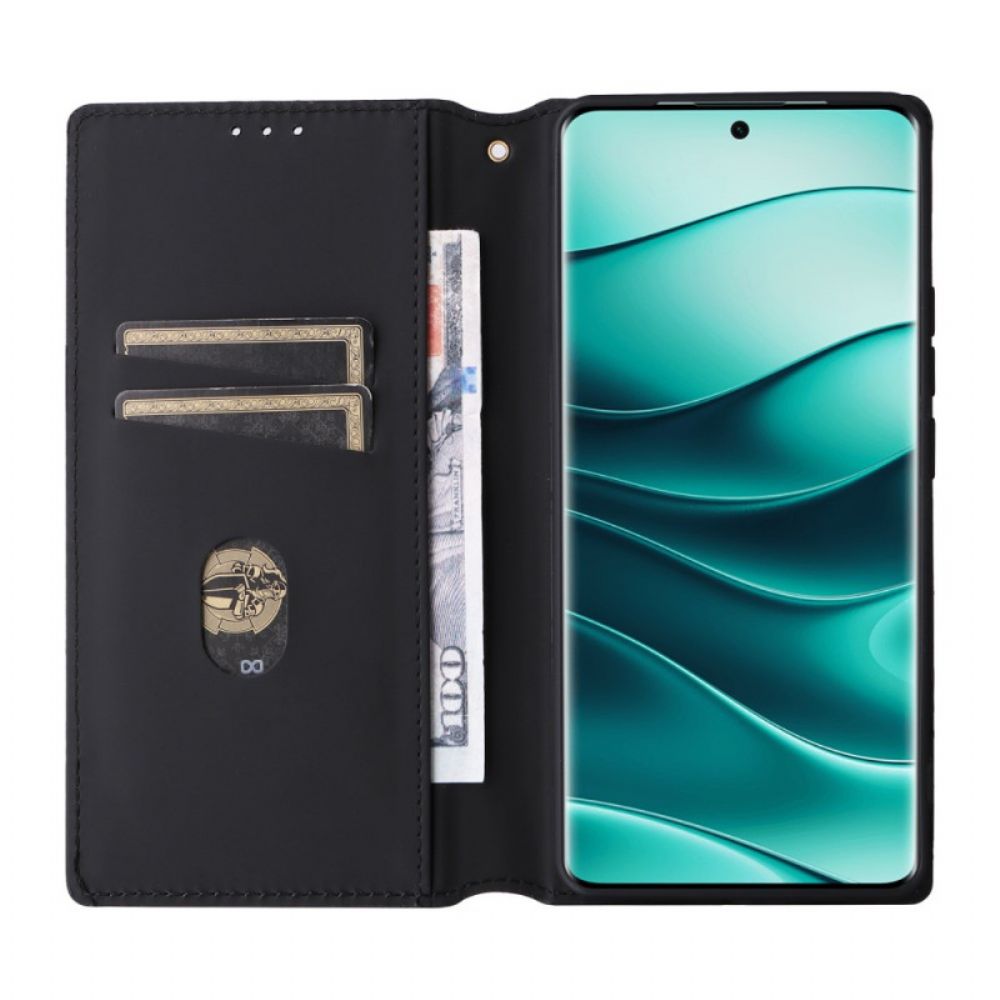 Folio-hoesje Xiaomi Redmi Note 14 Pro 5g Glanzend 3d-patroon