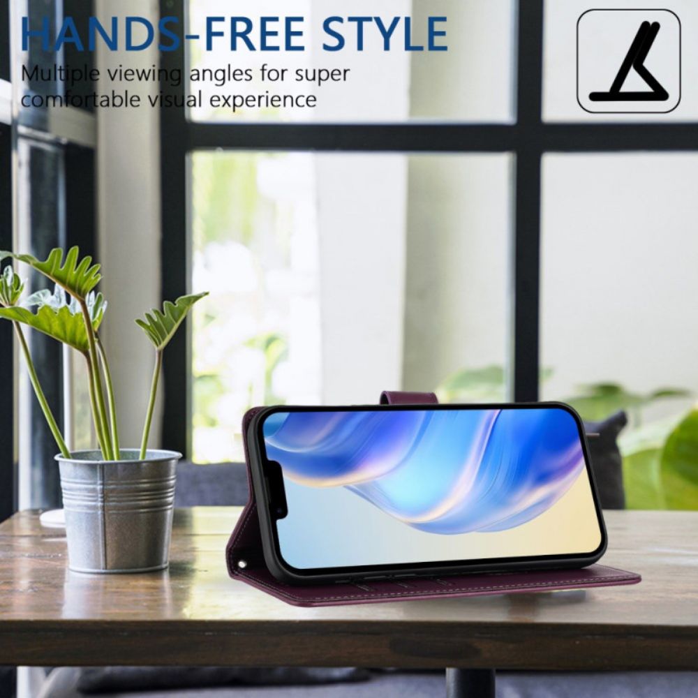 Folio-hoesje Xiaomi Redmi Note 14 Pro 5g Honingraat