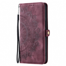 Folio-hoesje Xiaomi Redmi Note 14 Pro 5g Mandala Suède-effect