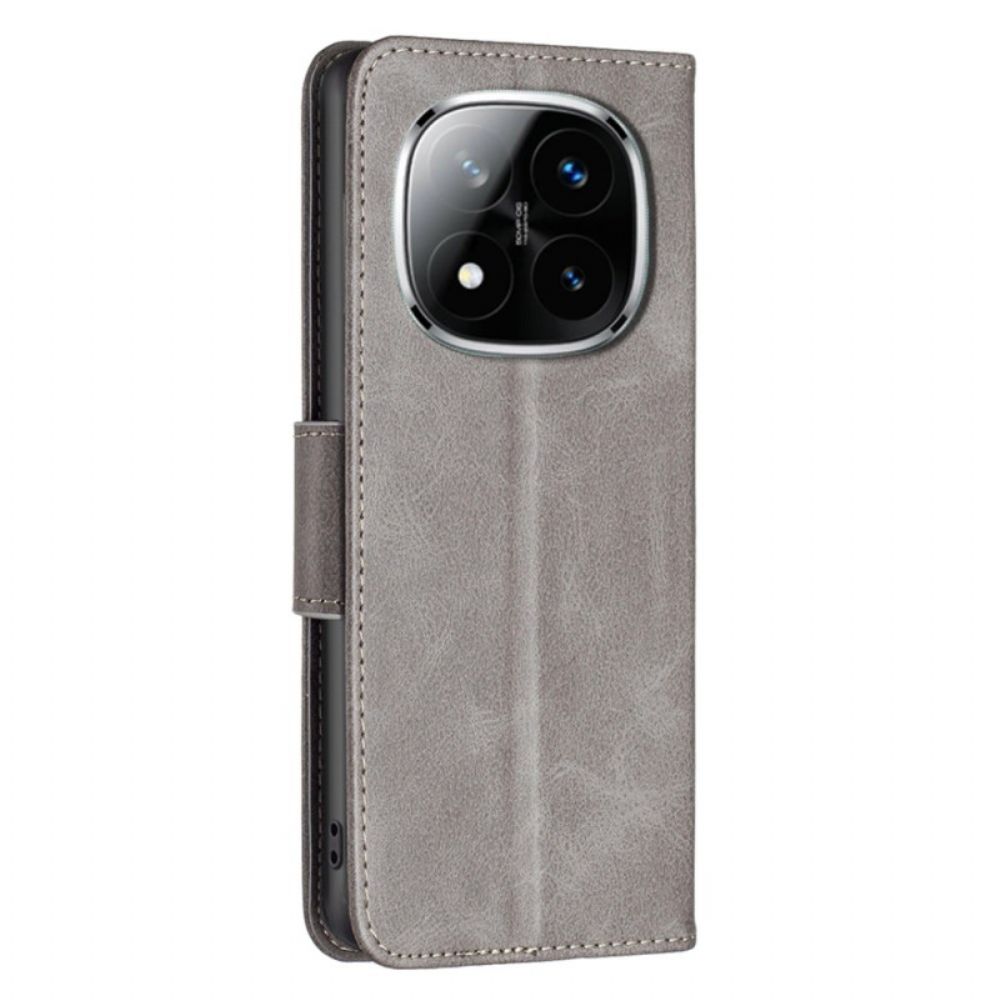 Folio-hoesje Xiaomi Redmi Note 14 Pro 5g Schuine Bandsluiting