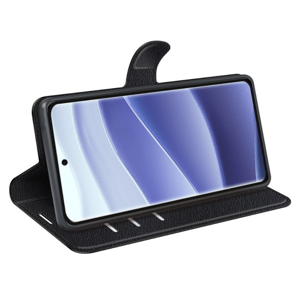 Folio-hoesje Xiaomi Redmi Note 14 Pro 5g Telefoonhoesje Klassiek Lychee Kunstleer