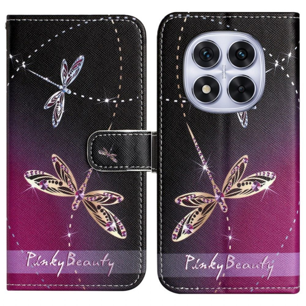 Folio-hoesje Xiaomi Redmi Note 14 Pro 5g Telefoonhoesje Libellen