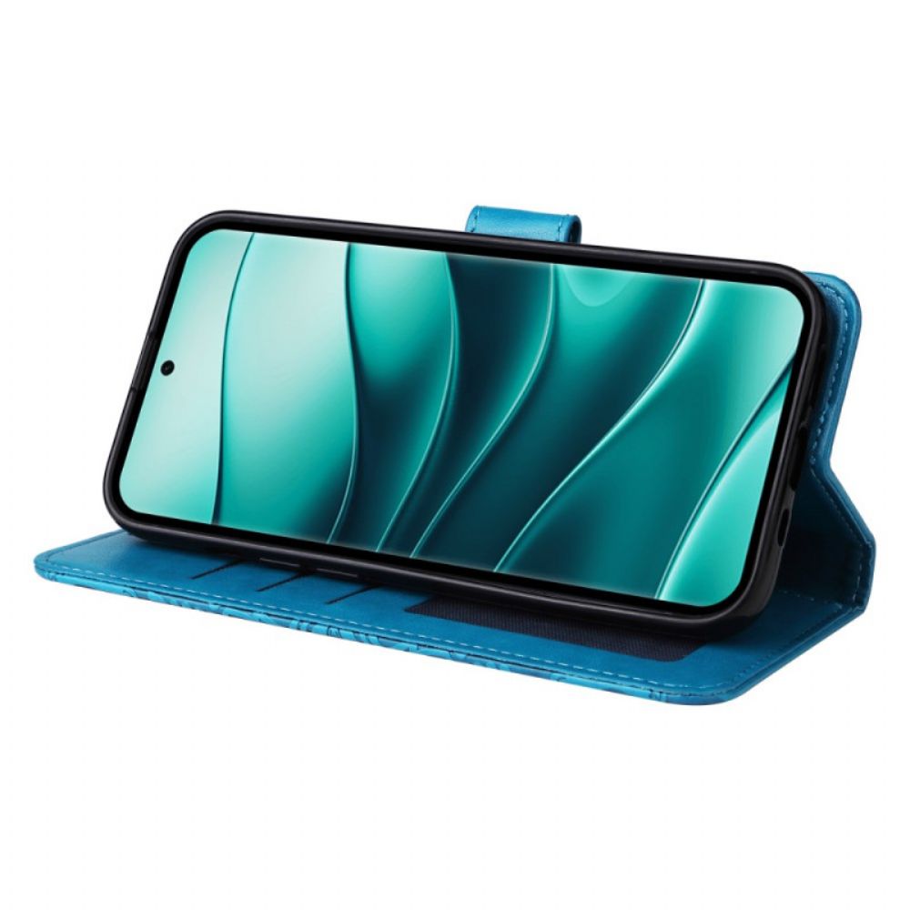 Folio-hoesje Xiaomi Redmi Note 14 Pro 5g Telefoonhoesje Opvallende Mandala