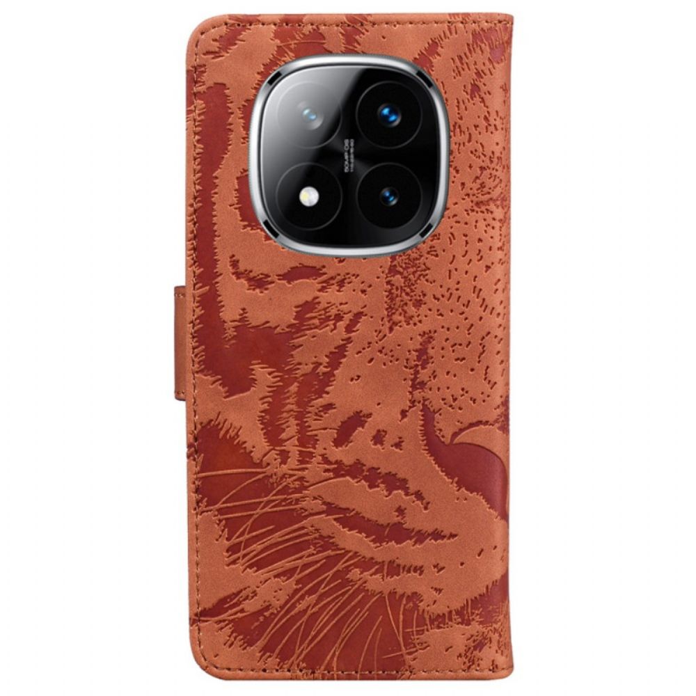 Folio-hoesje Xiaomi Redmi Note 14 Pro 5g Telefoonhoesje Tijgerprint