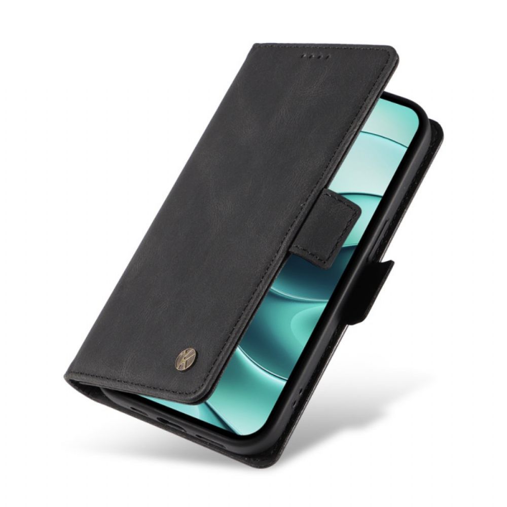 Folio-hoesje Xiaomi Redmi Note 14 Pro 5g Telefoonhoesje Ykatu Suède-effect