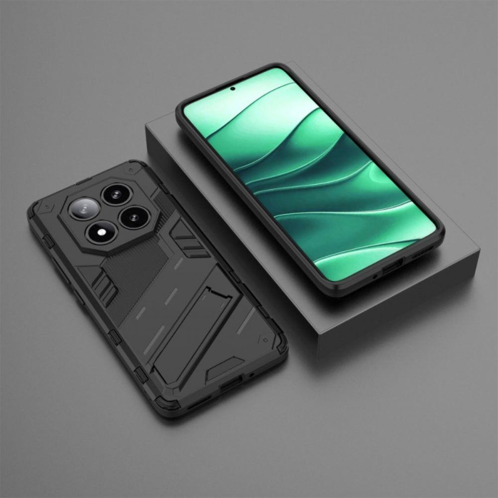 Hoesje Voor Xiaomi Redmi Note 14 Pro 5g Afneembare Standaard Met Twee Standen Voor Handsfree Gebruik