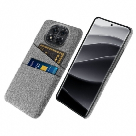 Hoesje Voor Xiaomi Redmi Note 14 Pro 5g Stoffen Kaarthouder