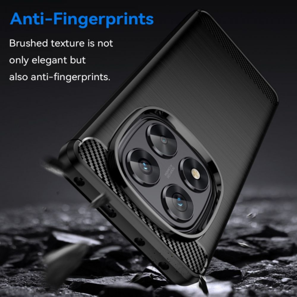 Hoesje Xiaomi Redmi Note 14 Pro 5g Geborsteld Koolstofvezel