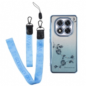 Hoesje Xiaomi Redmi Note 14 Pro 5g Kadem Pailletten En Bandjes