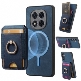 Hoesje Xiaomi Redmi Note 14 Pro 5g Magnetische Kaarthouder Met Verticale Klep