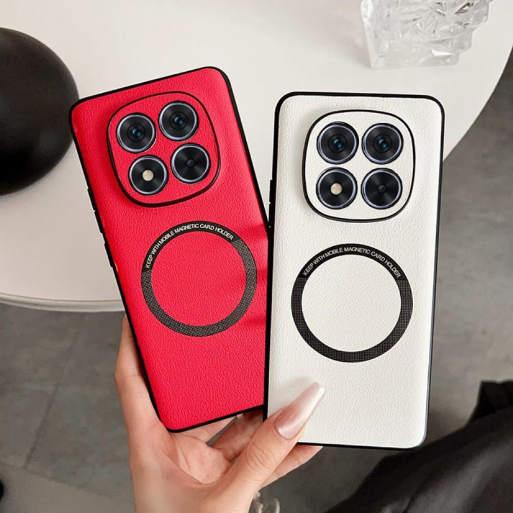Hoesje Xiaomi Redmi Note 14 Pro 5g Magsafe-compatibel Leer-effect