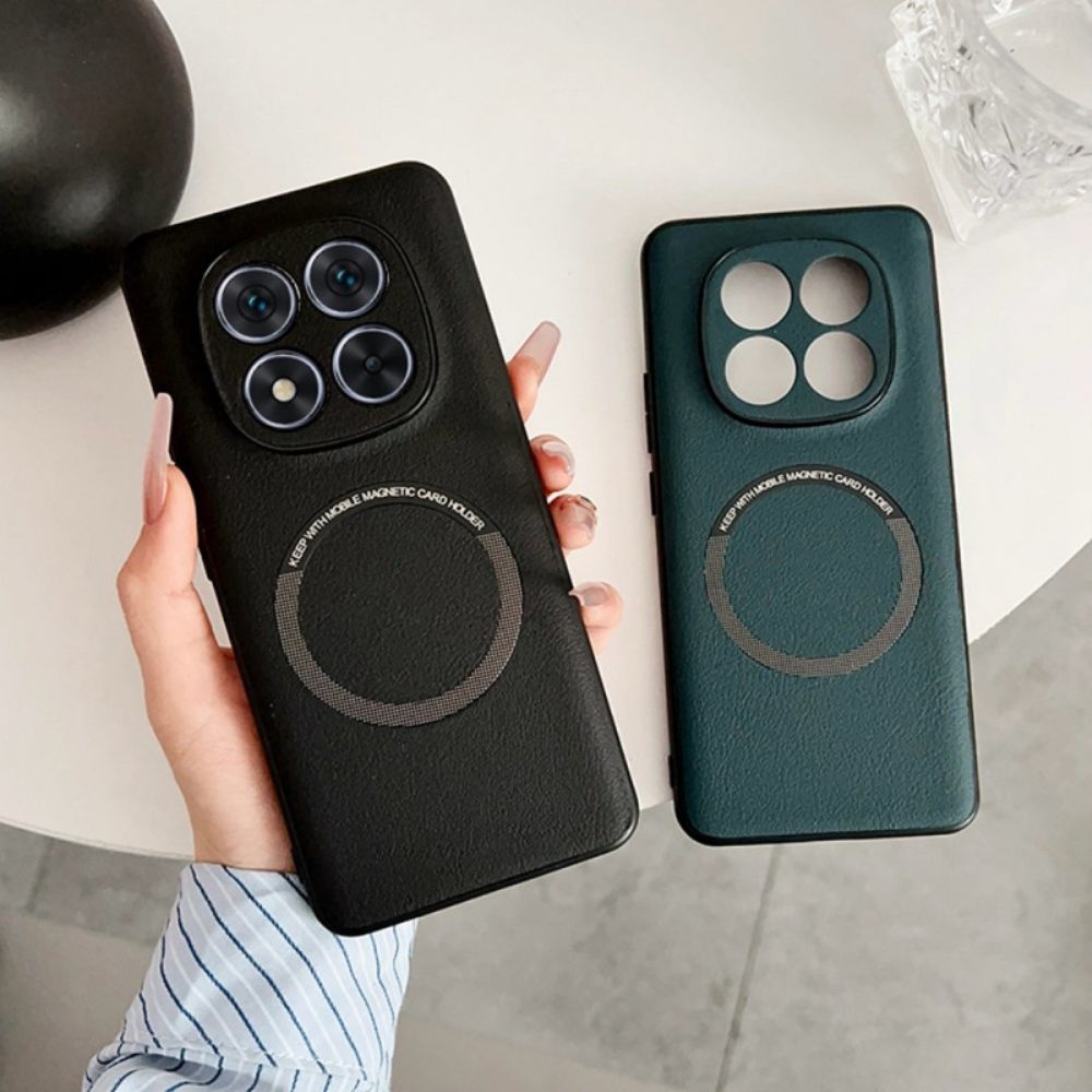 Hoesje Xiaomi Redmi Note 14 Pro 5g Magsafe-compatibel Leer-effect