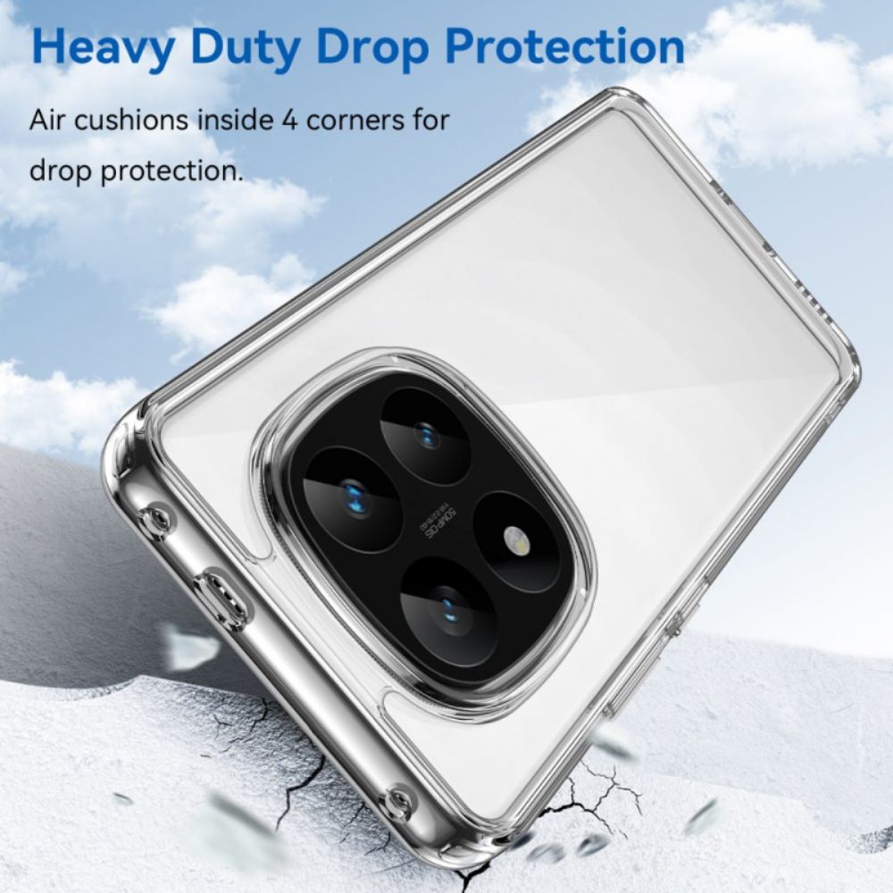 Hoesje Xiaomi Redmi Note 14 Pro 5g Transparante Schermbeschermer Van Gehard Glas