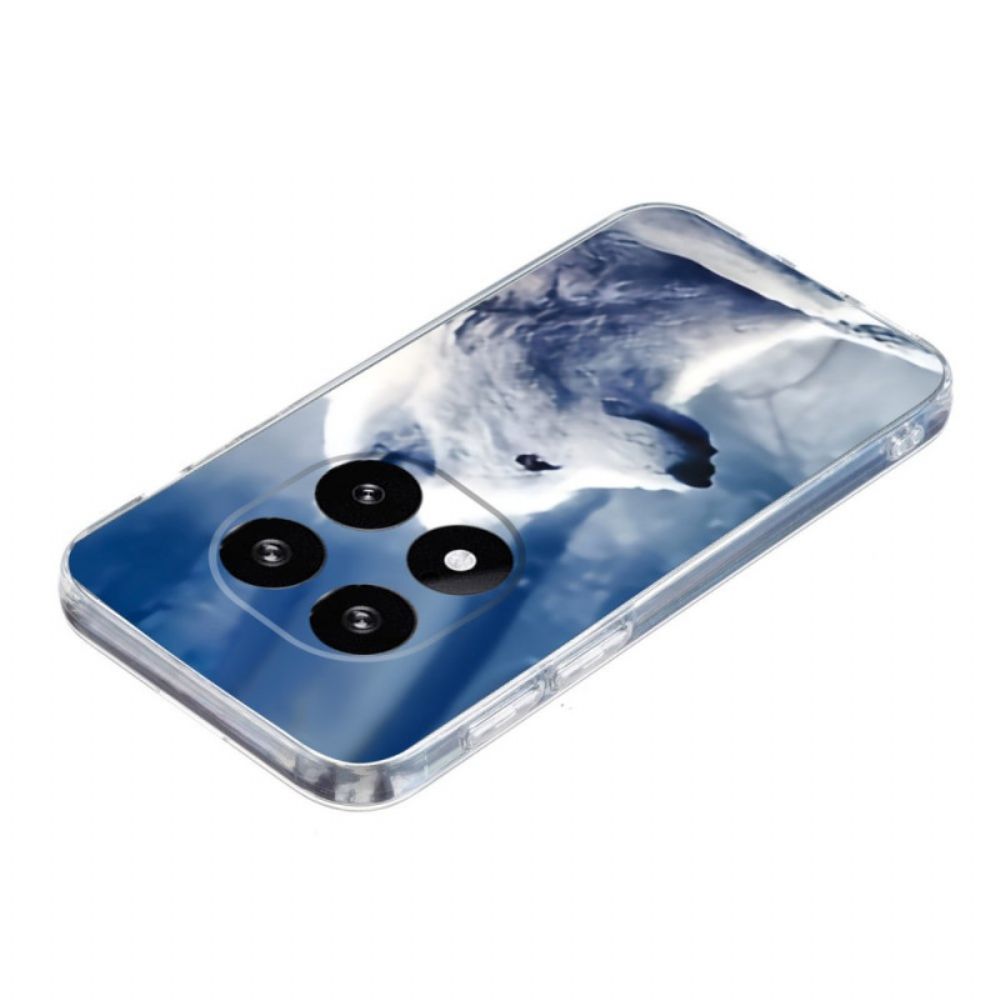 Hoesje Xiaomi Redmi Note 14 Pro 5g Witte Wolf