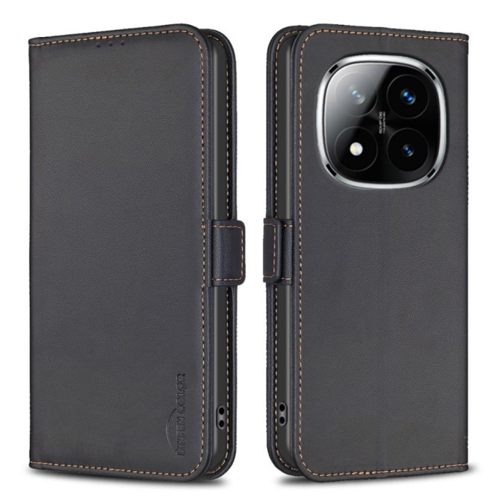 Leren Hoesje Voor Xiaomi Redmi Note 14 Pro 5g Binfen Color Lederlook