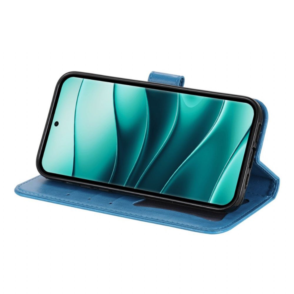 Leren Hoesje Xiaomi Redmi Note 14 Pro 5g Mandala-print Bescherming Hoesje