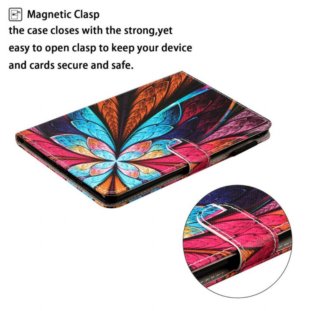 Flip Case voor Samsung Galaxy Tab S5e Bloemen