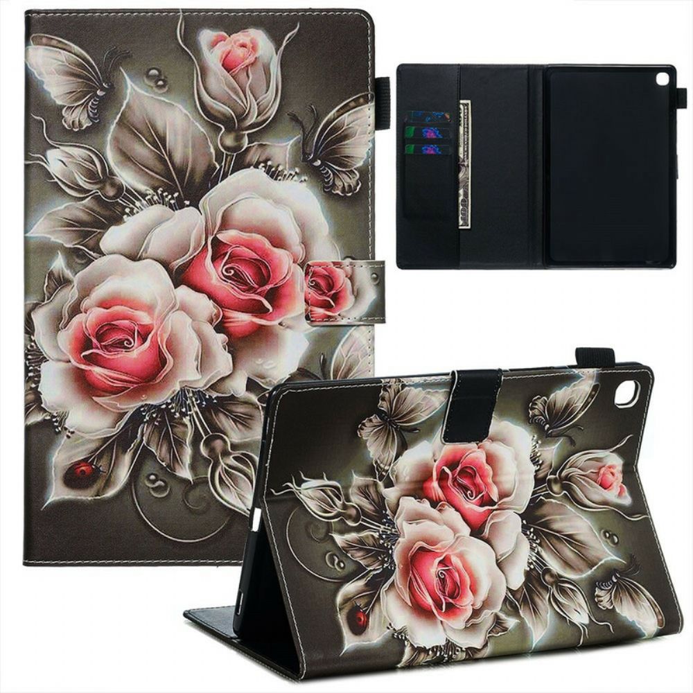 Flip Case voor Samsung Galaxy Tab S5e Boeket Bloemen
